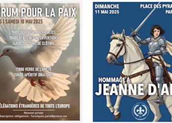Forum pour la paix et Hommage traditionnel à Jeanne d’Arc – 10 et 11 mai – Paris