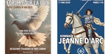 Forum pour la paix et Hommage traditionnel à Jeanne d’Arc – 10 et 11 mai – Paris