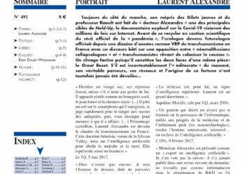 Nouveauté : Faits & Documents n° 491 – Portrait : Laurent Alexandre — Enquête : Rémy Daillet-Wiedemann