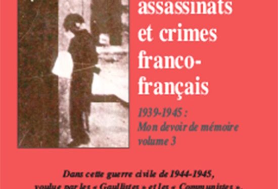 Nouveauté : 1944-1945 : assassinats et crimes franco-français – Yves Baeckeroot