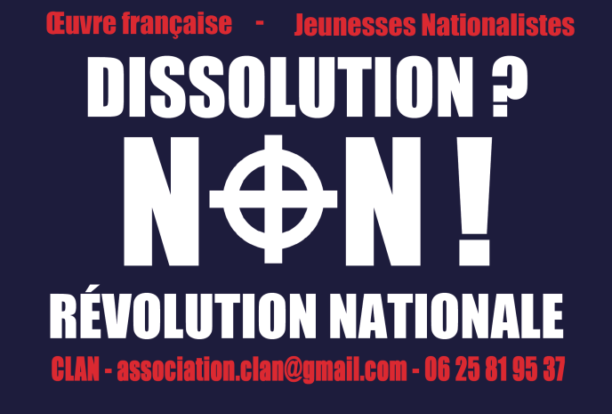 Oeuvre française - Jeunesses nationalistes : Dissolution non ! Révolution: CLAN