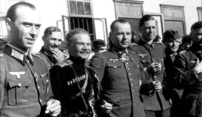 généraux cosaques Andrei Shkuro et Helmut v