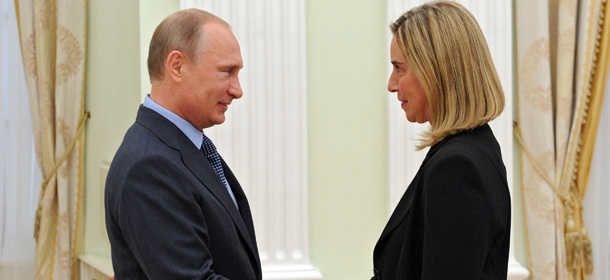 Ucraina: Mogherini vede Putin al Cremlino