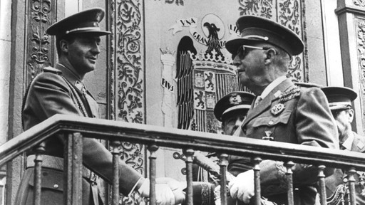 Franco et le futur roi Juan Carlos.