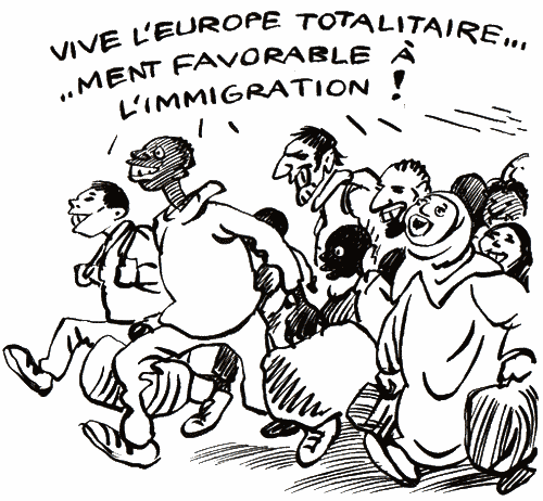 Résultat de recherche d'images pour "dessins immigration invasion"