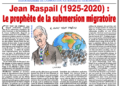 Jean Raspail (1925-2020) :  Le prophète de la submersion migratoire