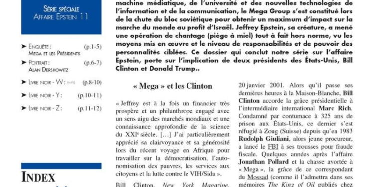 Nouveauté : Faits & Documents – Méga et les présidents