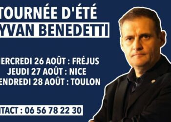 Tournée d’été d’Yvan Benedetti : Fréjus, Nice, Toulon !