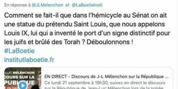 Mélenchon fait un rappel de ses allégeances