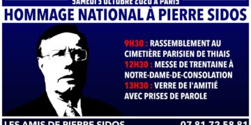 Hommage national à Pierre SIDOS – 3 octobre 2020 – Paris (m.a.j. : personnalités présentes)