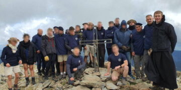 Une croix érigée au sommet du Tossal Colomer