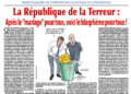 La République de la Terreur :  Après le “mariage” pour tous, voici le blasphème pour tous !