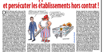 Macron veut supprimer l’école à la maison et persécuter les établissements hors contrat !