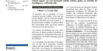 Nouveauté : Faits & Documents n° 487 – The Great Reset (1)