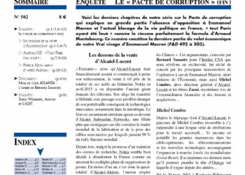 Lettre d’information – Nouveauté : Enquête : Le « pacte de corruption » (fin)