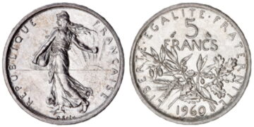 La pièce de 5 francs argent