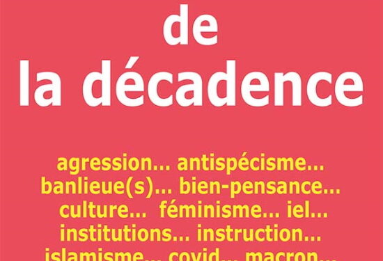 Nouveauté : L’Abécédaire de la décadence – Jean-Claude Rolinat