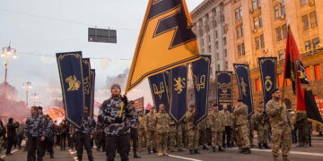 Azov enrôlé par le Pentagone au service de la bannière néo-conservatrice yankee