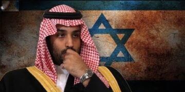 Le dromadaire Ben Salmane mené par le bout du museau par son cornac sioniste