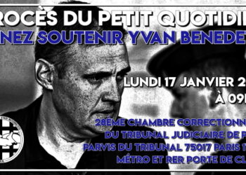 Yvan Benedetti contre le petit « Quotidien », le 17 janvier 2022 à Paris
