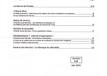 Nouveauté : Courrier du Continent – n°628 – Mai 2021