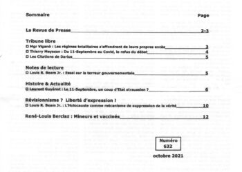 Périodique – Nouveauté : Courrier du Continent – Octobre 2021