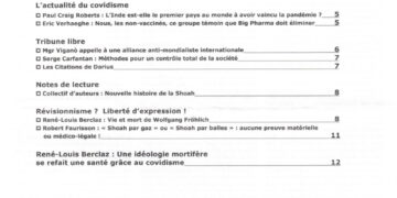 Courrier du Continent : Une idéologie mortifère se refait une santé grâce au covidisme