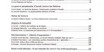 Courrier du Continent : La guerre perpétuelle d&rsquo;Israël contre les nations