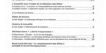 Courrier du Continent : Le remplacement des élites a précédé le Grand Remplacement