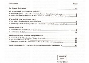 Courrier du Continent : La France des Français est en deuil