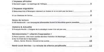 Courrier du Continent : L&rsquo;impasse européenne – L&rsquo;impasse africaine – L&rsquo;impasse migratoire