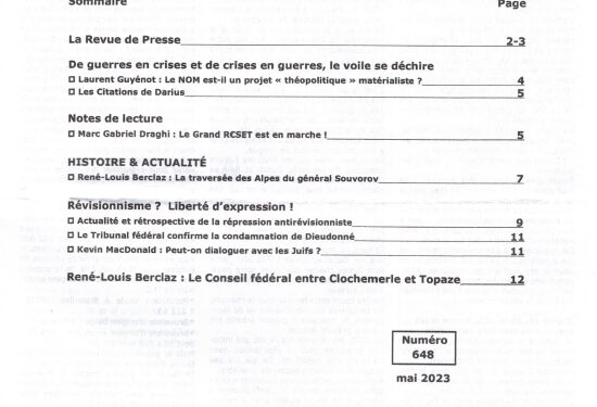 Courrier du Continent : De guerres en crises et de crises en guerres, le voile se déchire