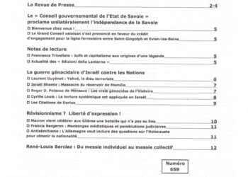 Courrier du Continent : La guerre génocidaire d’Israël contre les Nations