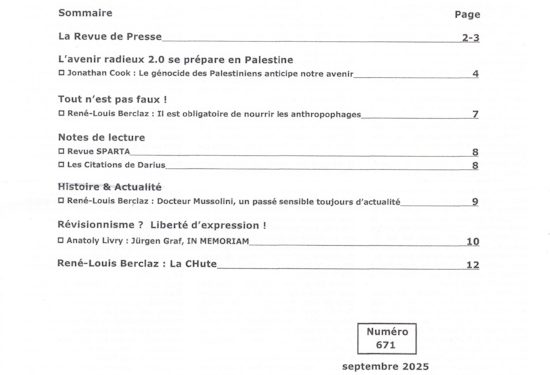 Courrier du Continent : Docteur Mussolini, un passé sensible toujours d’actualité