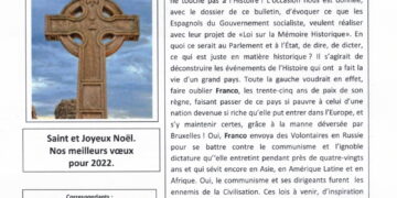 Nouveauté : La Lettre des Amitiés Franco-Espagnoles – n°110 – Hiver 2021/2022