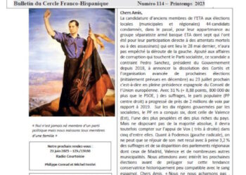 Lettre des Amitiés Franco-Espagnoles : Les mensonges de la gauche espagnole