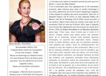 La Lettre des Amitiés Franco-Espagnoles : Dossier Éva Péron