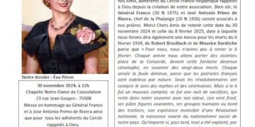 La Lettre des Amitiés Franco-Espagnoles : Dossier Éva Péron