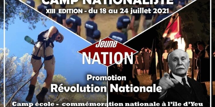 XIIIe Camp-école Jeune Nation – Du 18 au 24 juillet 2021