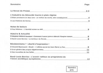 L&rsquo;industrie du génocide tourne à plein régime – Courrier du Continent