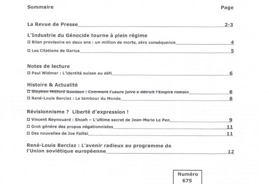 L&rsquo;industrie du génocide tourne à plein régime – Courrier du Continent