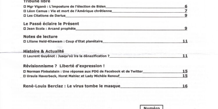 Le Courrier du Continent devient le bulletin de l’Action Européenne
