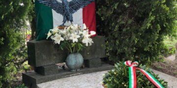 Commémoration de Mussolini, Farinacci et les morts de la RSI à Crémone le 8 mai 2021