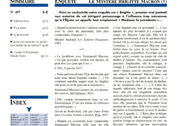 Périodique – Nouveauté : Enquête : Le mystère Brigitte Macron (I et II) – Faits & Documents