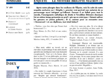 Périodique – Nouveauté : Enquête : Le mystère Brigitte Macron (III et IV)