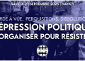 « Répression politique, s’organiser pour résister » – CLAN – 27 septembre 2025