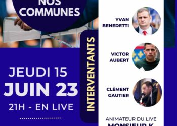 Direct Youtube : Elections municipales 2026 : libérons nos communes avec Yvan Benedetti – 15 juin à 21 heures