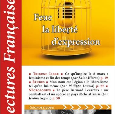 Nouveauté : Feue la liberté d’expression – Lectures Françaises