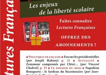 Revue – Nouveauté : Les enjeux de la liberté scolaire – Lectures Françaises