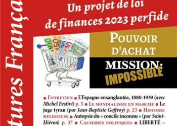 Lectures Françaises : Un projet de loi de finances 2023 perfide
